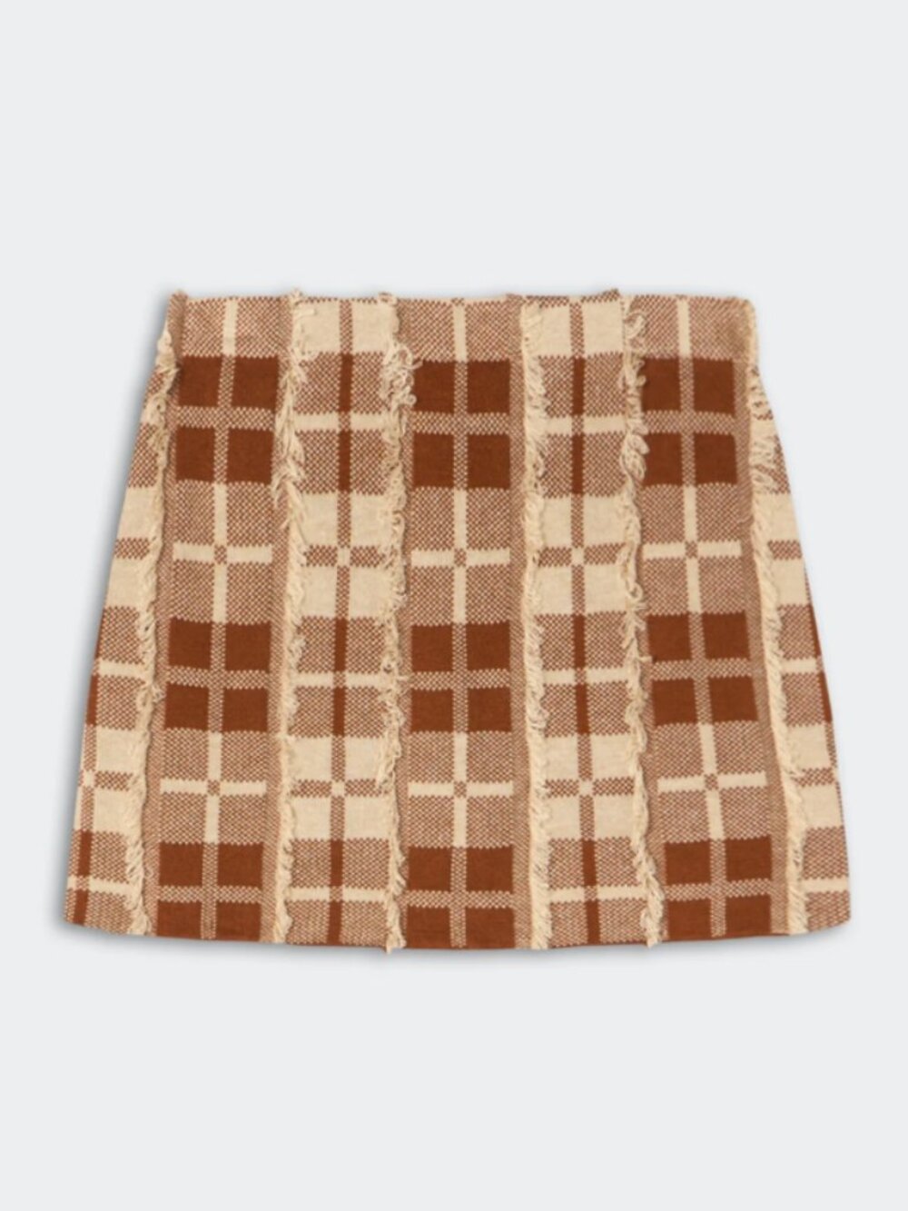 Guest In Residence Plaid Mini Skirt NWT Size M